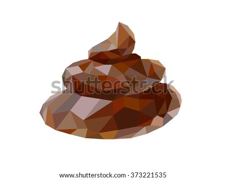 stock-vector-shit-polygonal-vector-37322