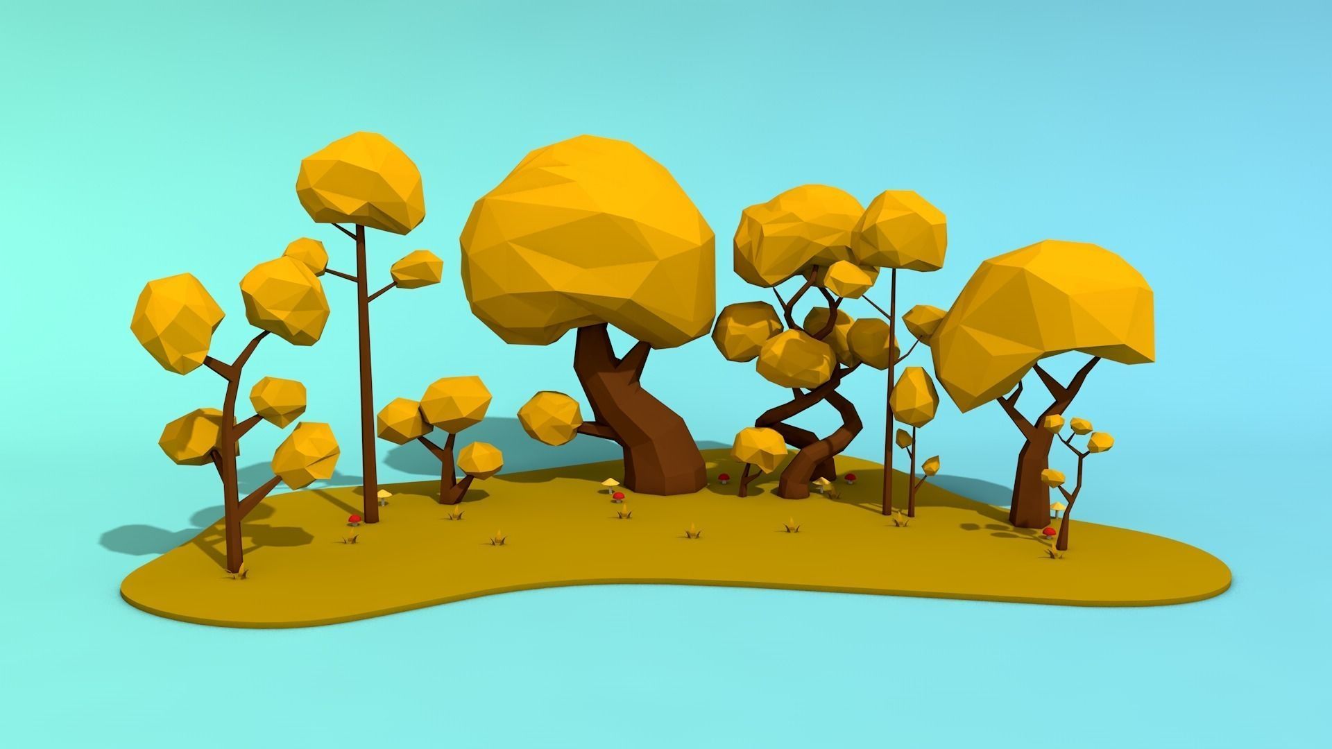 low-poly-trees-pack-3d-model-low-poly-ob